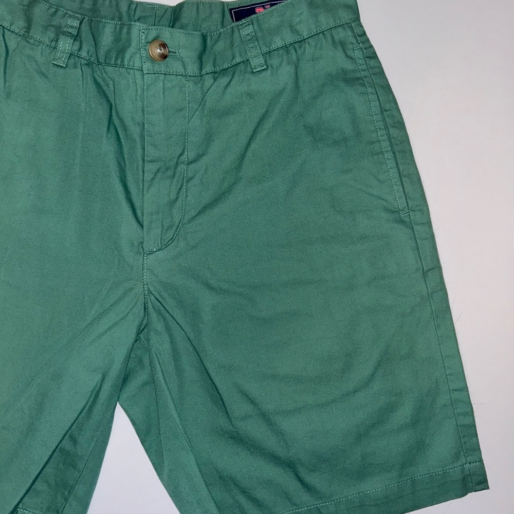 NWT Vineyard Vines Club Short men’s flat front 9” chino‎ shorts, green size 30 - Picture 5 of 9